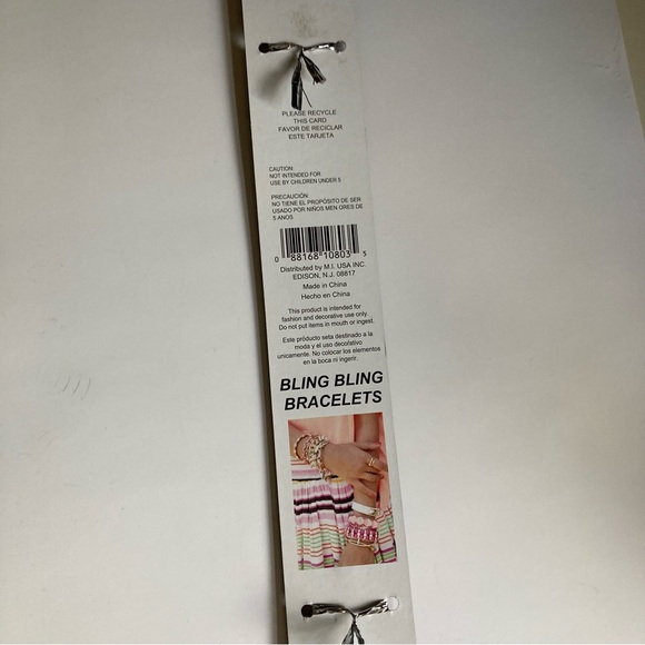 NWT Fuchsia Pink Beaded Snap Bracelet - Picture 7 of 12